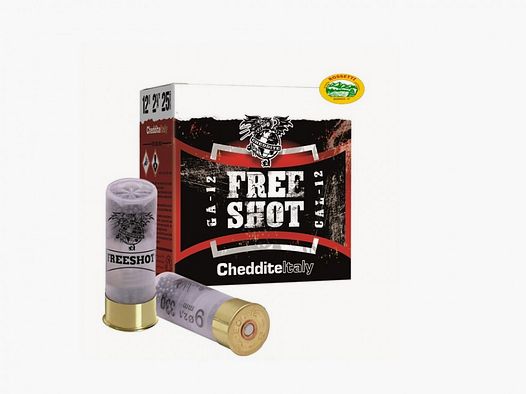 CHEDDITE patronen Free Shots kal.12 gr.33 pb.9