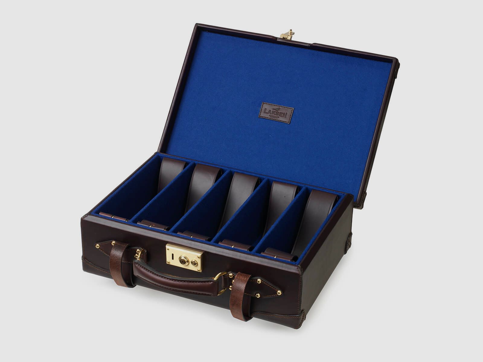 Étui à cartouches en cuir/chêne, image 2 sur 4