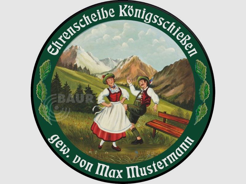 Schützenscheibe ECO-LINE Motiv 134