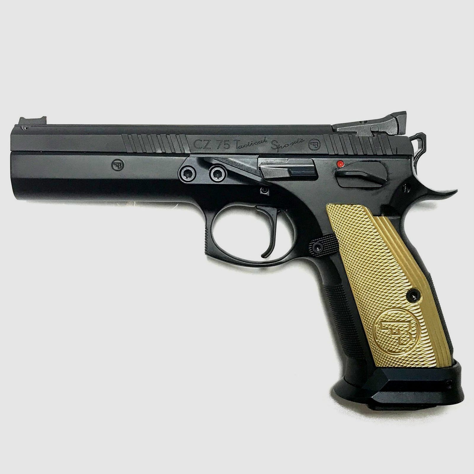 THUMBREST SHORT 2-20,5° ALU BLACK KMR / Duimsteun CZ75 TS ORANGE / TS 2 DEEP BRONZE | ANKLE 2, afbeelding 4 van 4