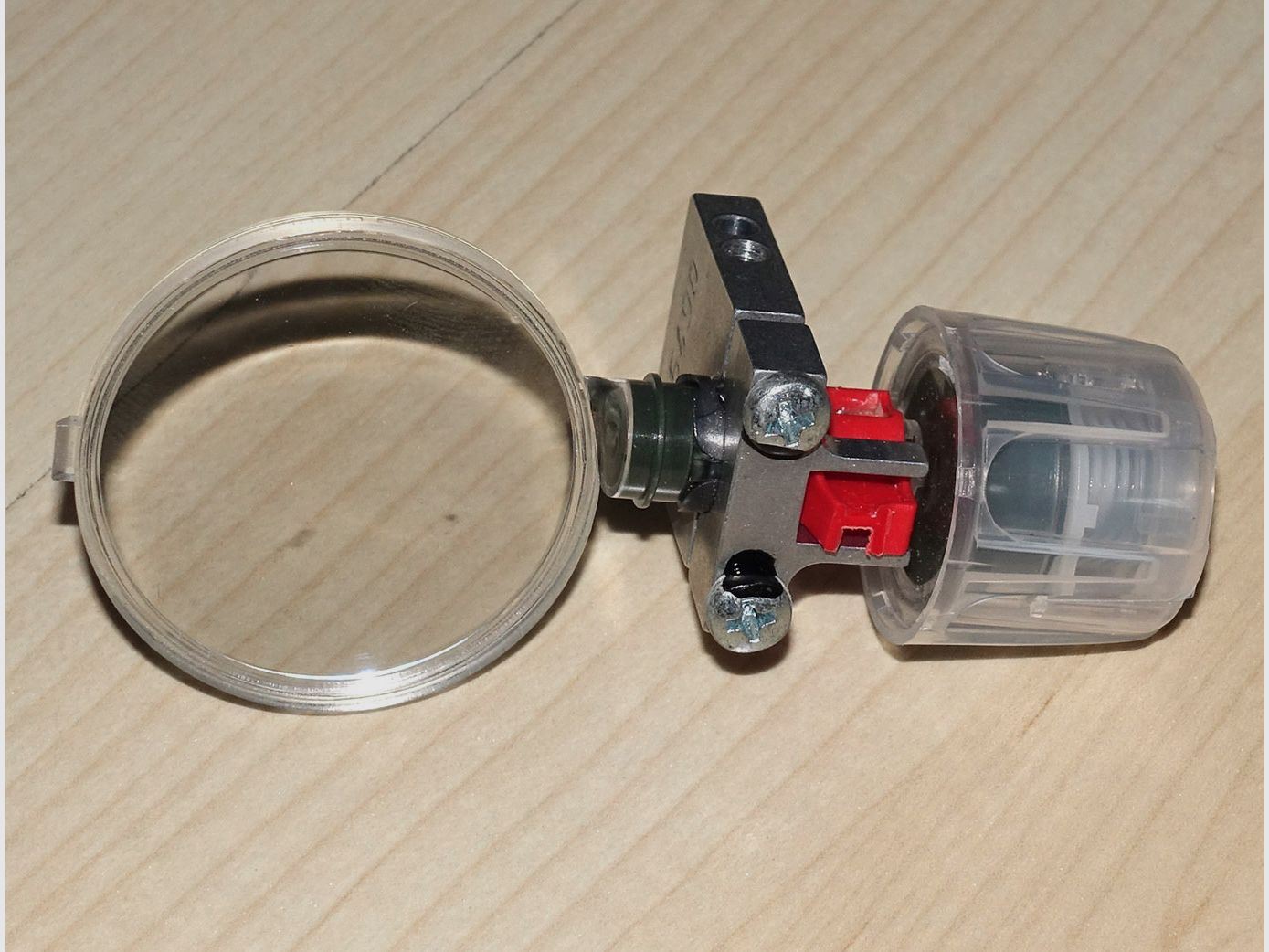 RESERVIERT! Profi MEC Schießbrille mit Knobloch Irisblende, Vario Lens 2 plus, usw., NP 600,-