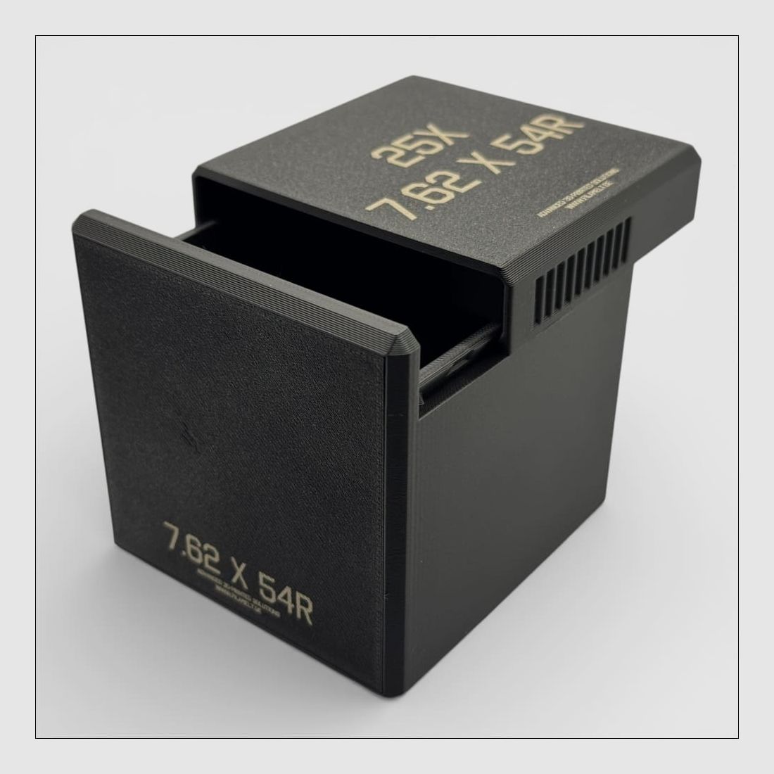 Filamelt Munitionsbox / 7.62x54R / ‘Schiebedeckel’ / Patronenbox, Ammo Box