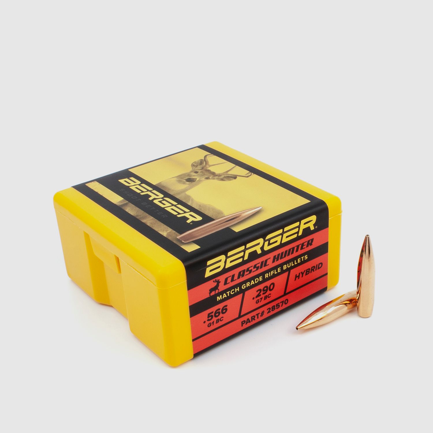 Berger Geschoss 7mm/.284 Classic Hunter 168GR 100 Stück