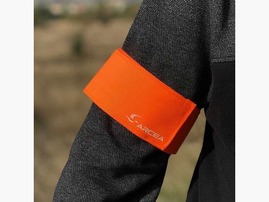 Orangene Armbinde 55x7 cm