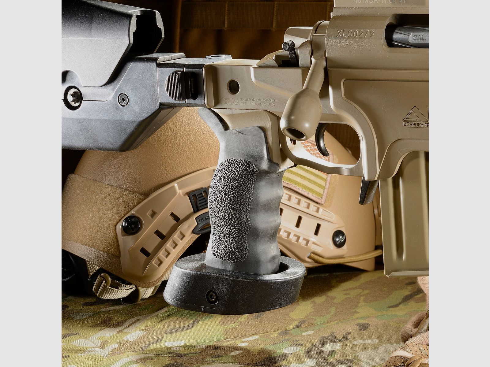 ERGO AR15/AR10 Tactical Suregrip with Palm Shelf BLK, Bild 2 von 2