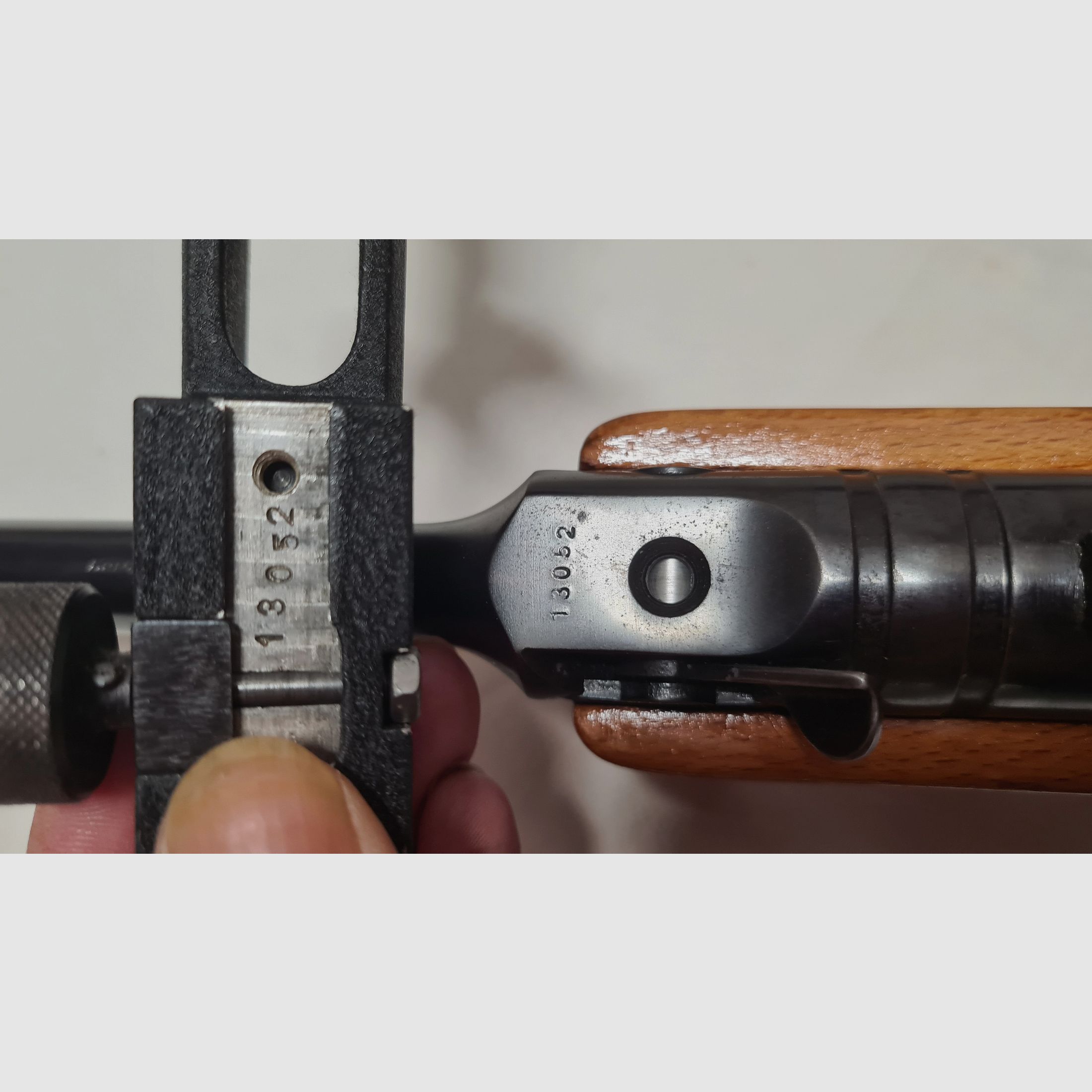 Haenel Sportschützenmodell 3.112 /Q1 / Waffe und Diopter Nummerngleich !!!, Bild 5 von 6