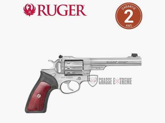 Revolver RUGER GP100 Stainless calibre 22Lr