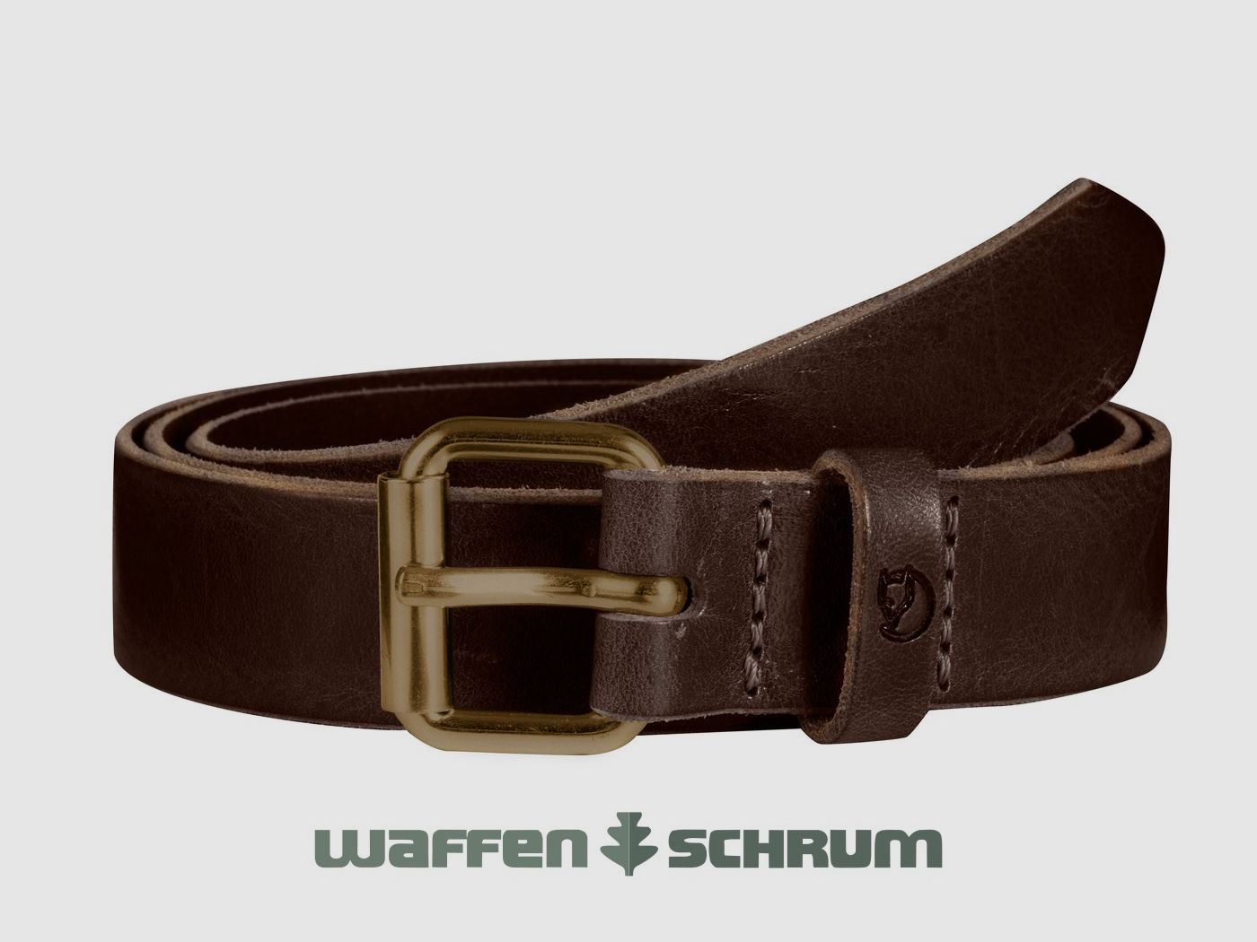 Pasek Fjällräven Singi 2,5 cm Skórzany Brązowy