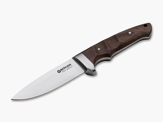 Jagdmesser Integral II Walnuss mit hochwertiger Lederscheide