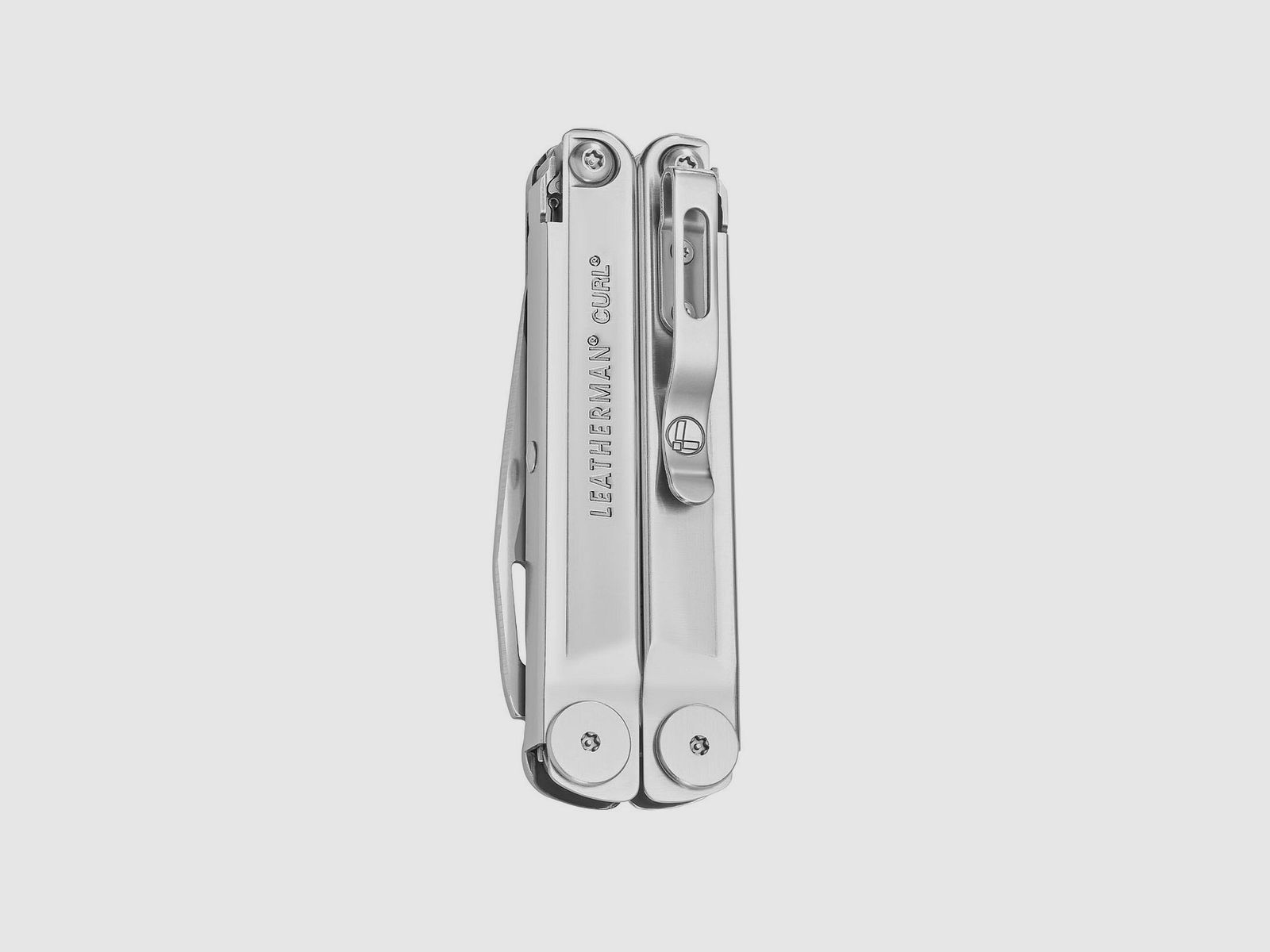 Leatherman CURL de acero inoxidable, funda de nylon, negra, M