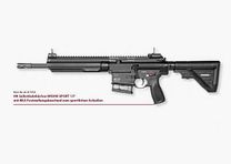 HECKLER & KOCH fucile semiautomatico modello MR308 A3 -13'' SPORT .308Win | Avviso BKA