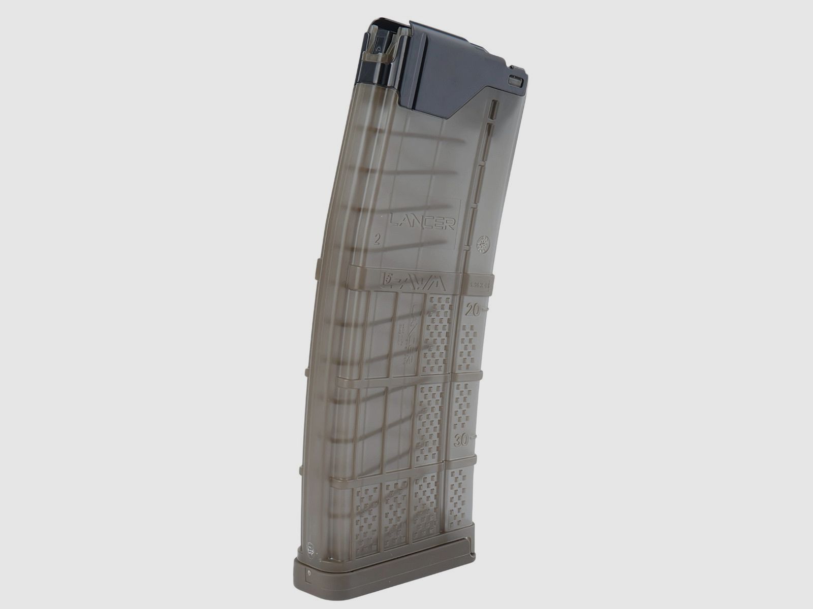 Lancer Systems – cargador L5AWM Gen. 2 – .223/5,56x45 mm – 30 cartuchos – Translucent Dark Earth – L5-G2-30-TDE, imagen 2 de 2