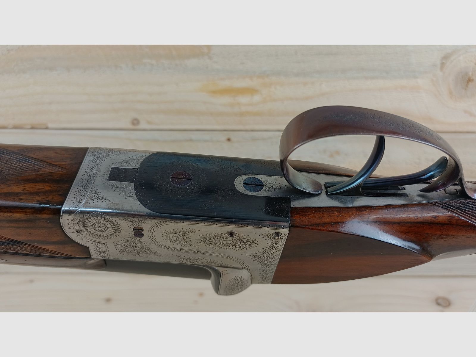 Double-barreled shotgun, Bock shotgun FORGERON, cal. 12/70 *high quality & rare*