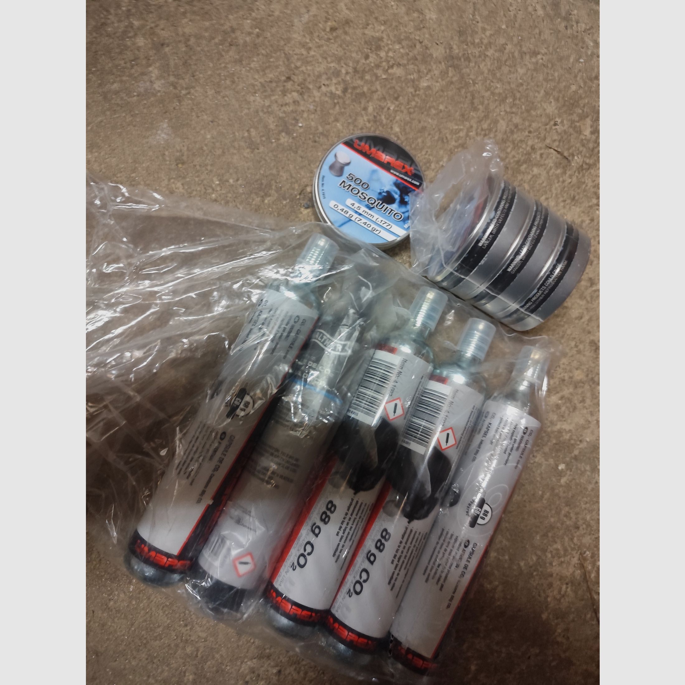 Akcesoria do karabinu pneumatycznego CO2 4,5mm Diabolo