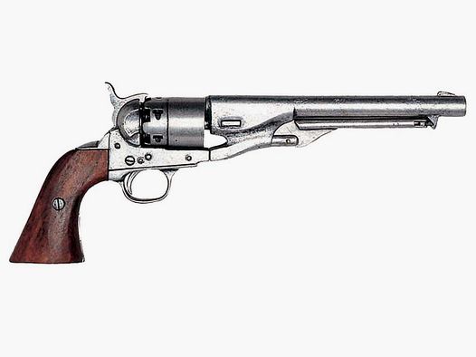Dekorative Denix-Replik eines Revolvers 1860 Amerikanischer Bürgerkrieg