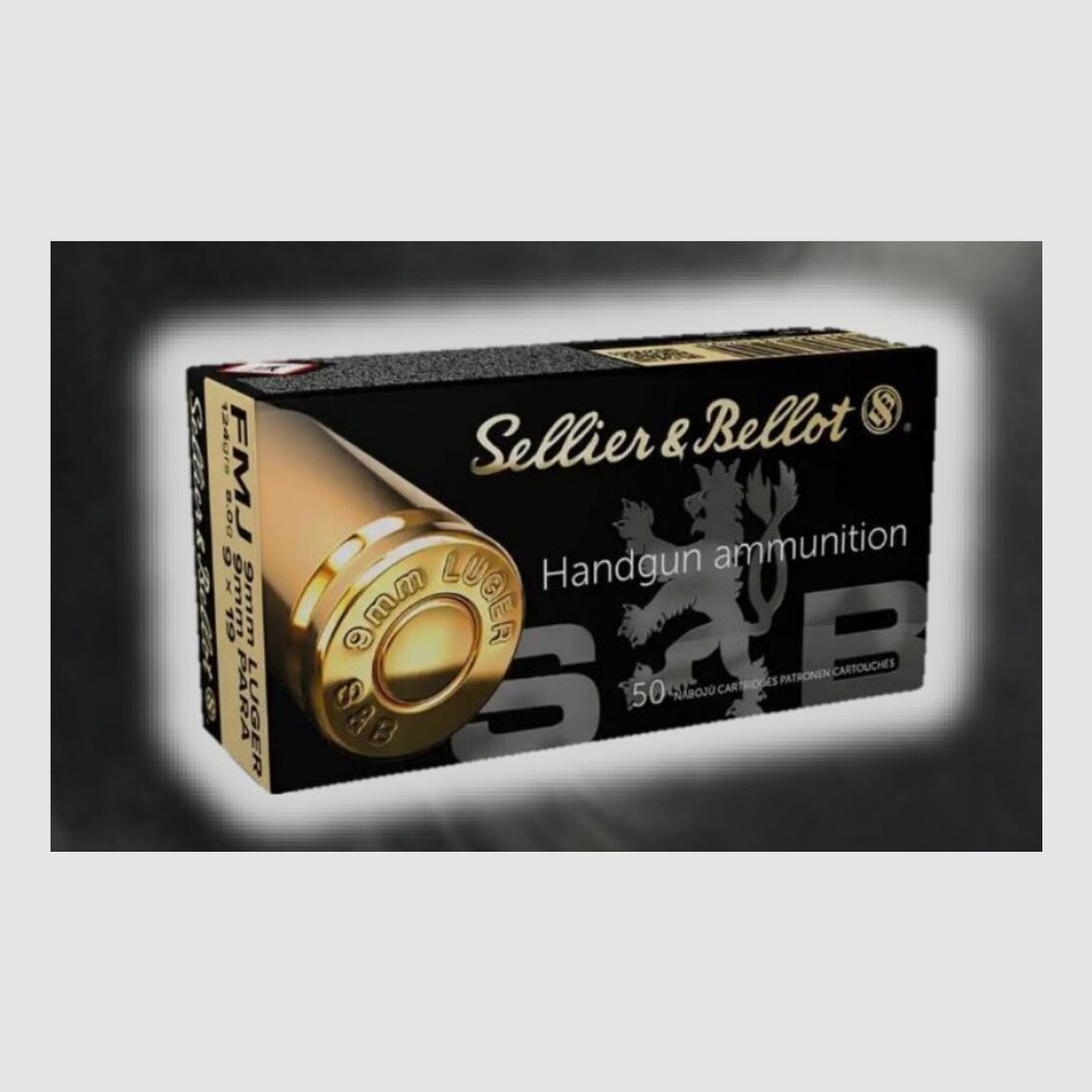 Sellier & Bellot 9mm Luger Vollmantel 249€ / 1.000 Schuss (siehe Preisstaffelung)