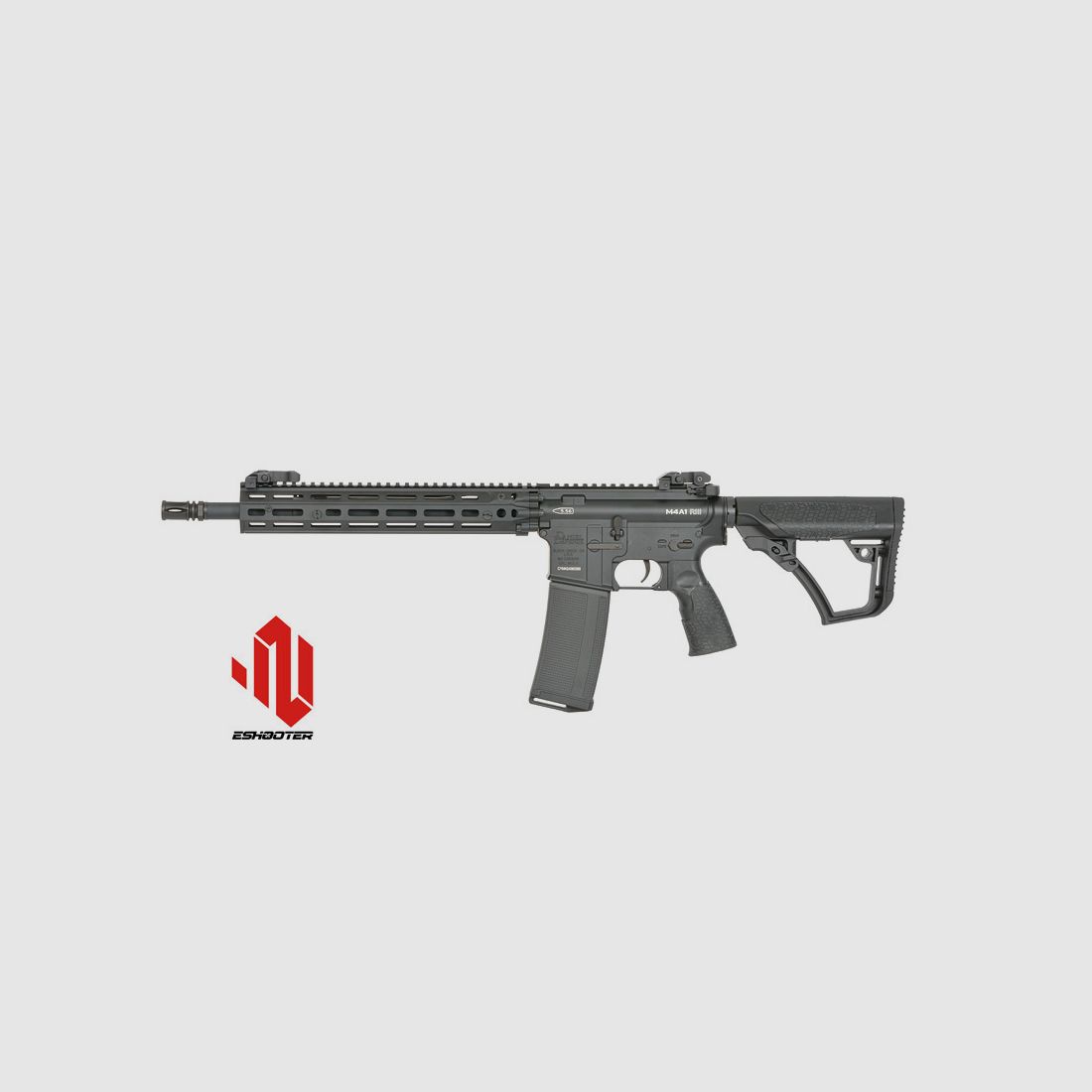 Daniel Defense M4A1 RIII 14.5" S-AEG mit Eshooter ETU, Schwarz