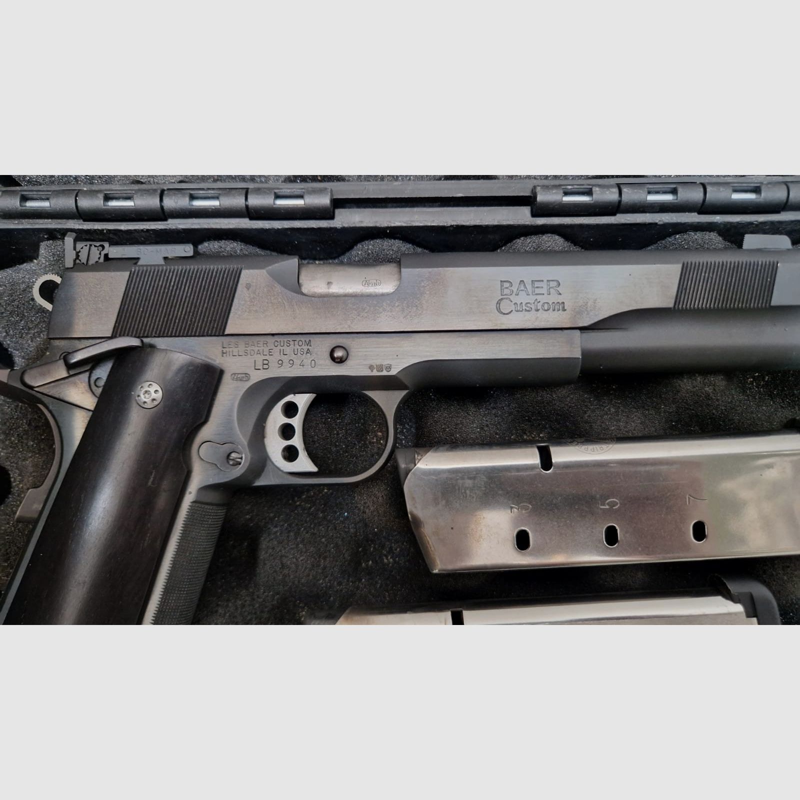 Les Baer Premier II 1911 Kaliber .45 ACP – Top-Zustand – Pistole inkl. Koffer & 2 Magazine