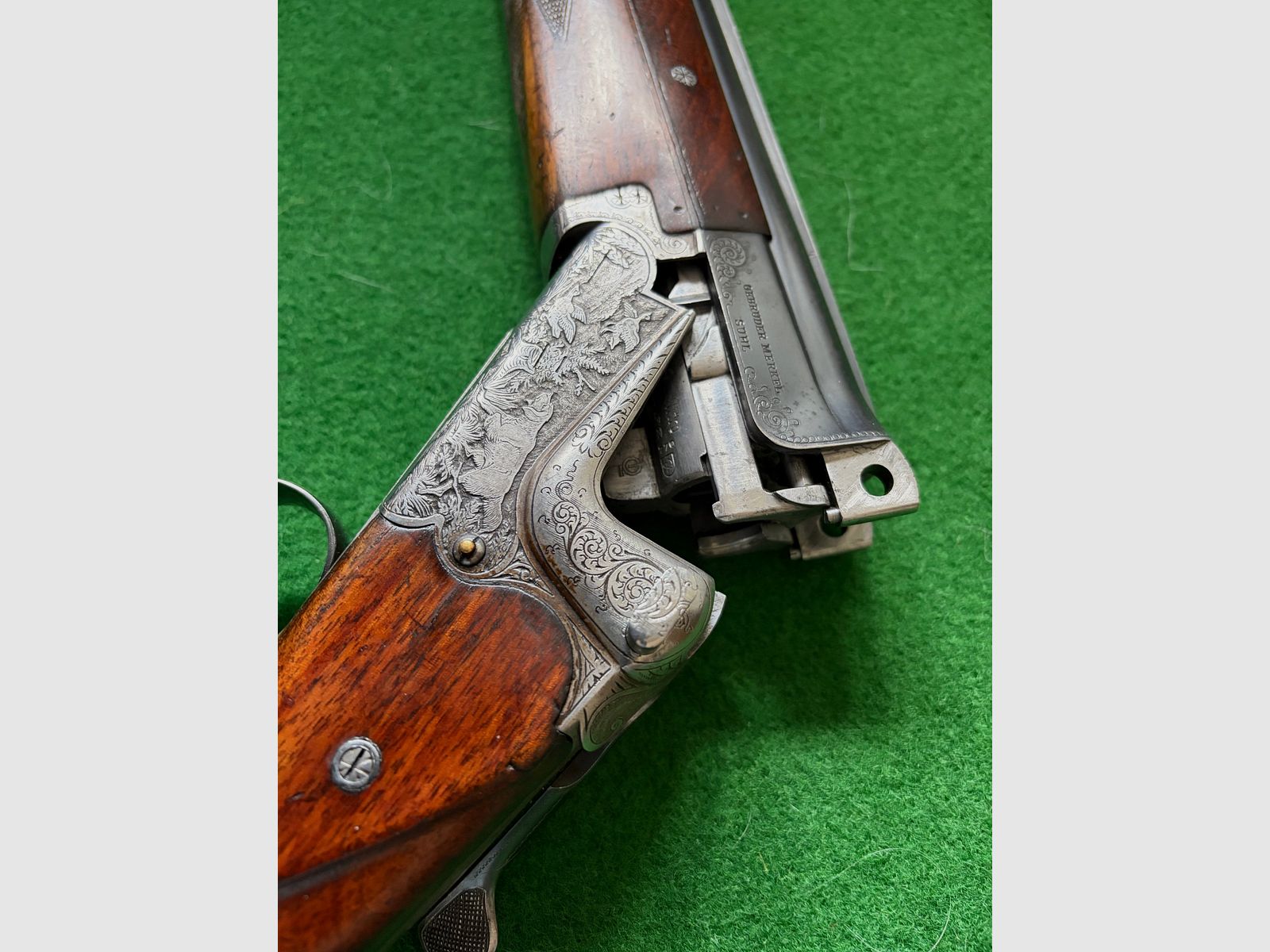 Merkel over-and-under shotgun, cal. 16/70