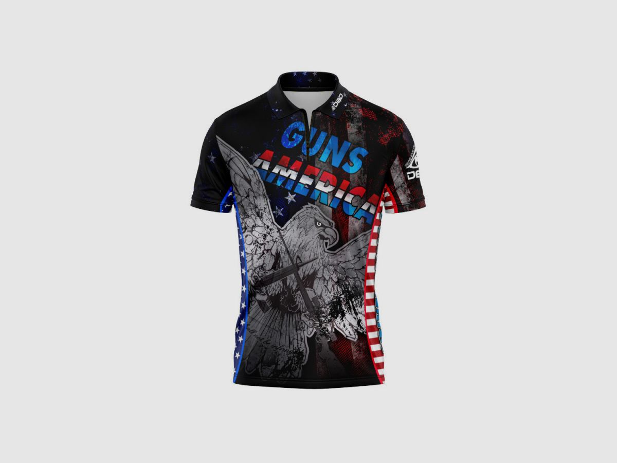 DED Guns America T-Shirt, Größe: 4XL, Benutzerdefinierter Name: Mit Benutzerdefiniertem Namen, Kleidungstyp: Damen, Bild 3 von 3