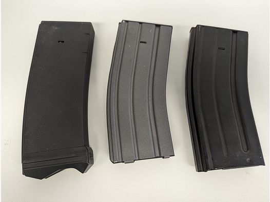 3x Airsoft Softair M4 AR15 metalowy magazynek High Cap