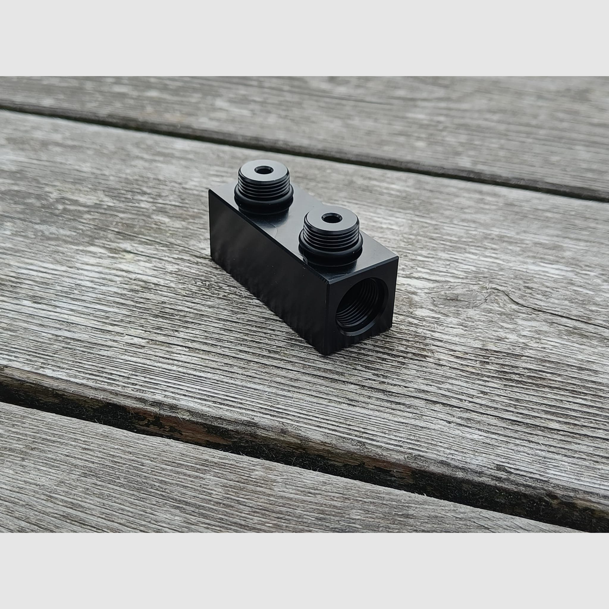 AEA Scuba Ringer x2 Double Filling Adapter Filling Block