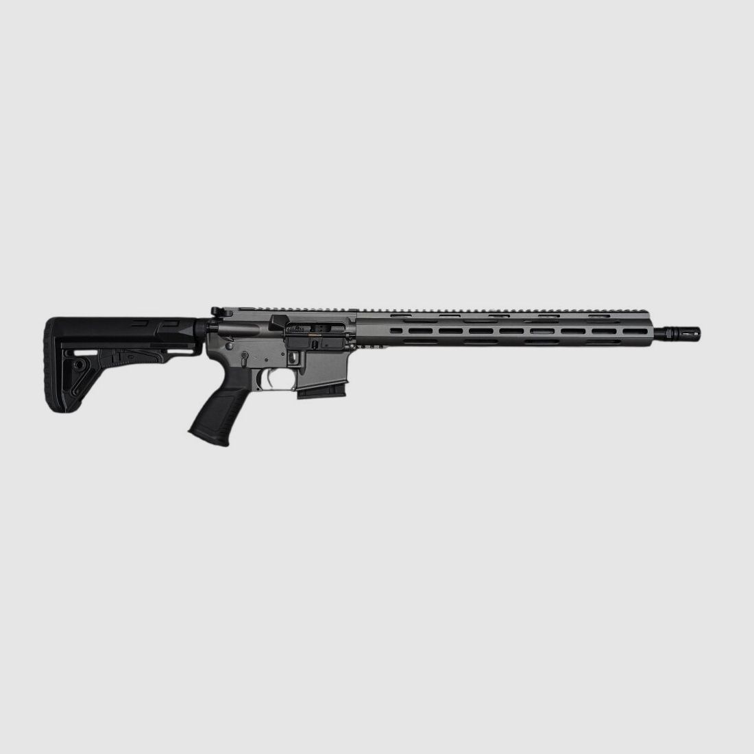 Dynamic Grey: Lux Def Tec LDT L5L mit langen Handguard AR15 16,75" halbautomatische Büchse Kaliber 223Rem inkl. Magpul Zusatzmagazin