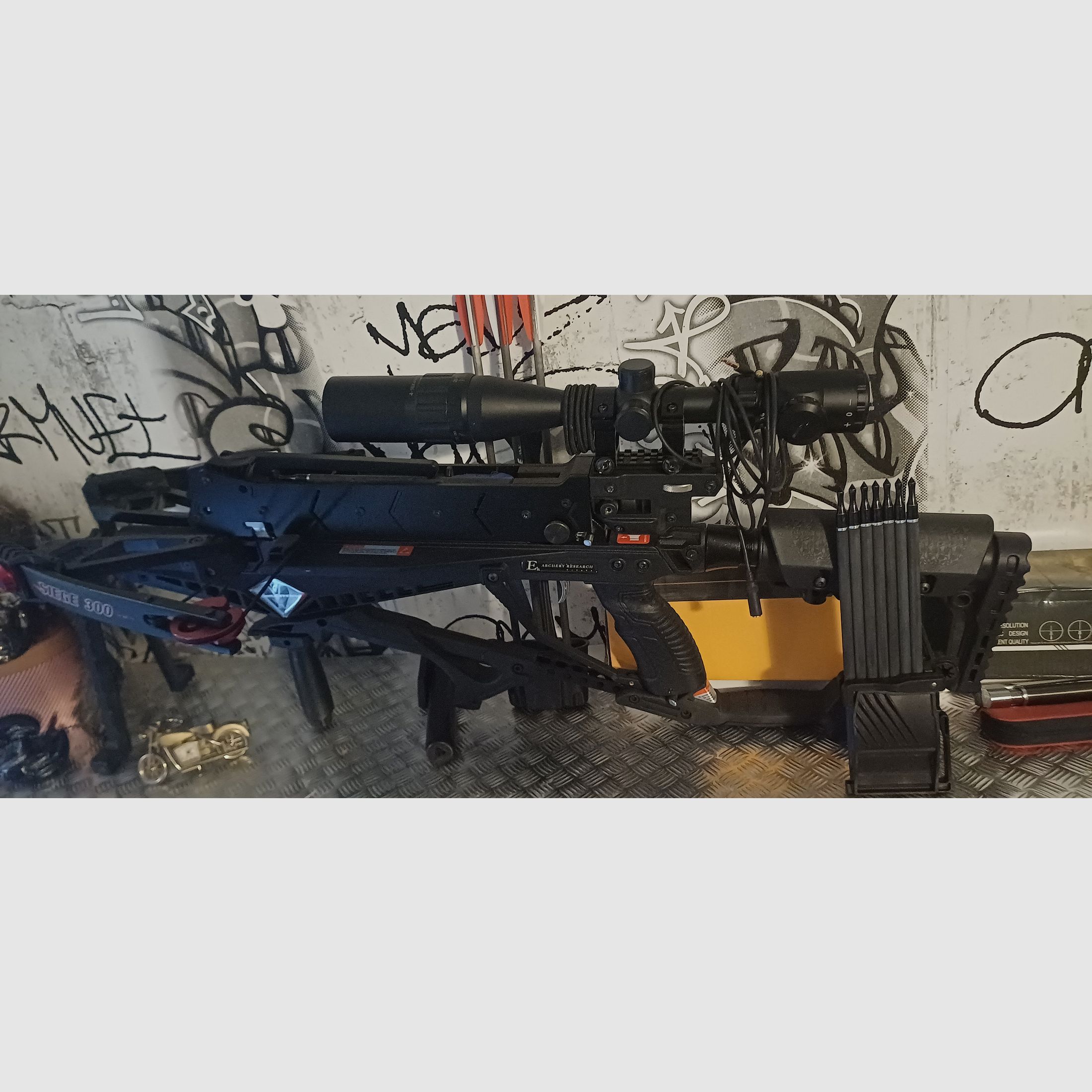 Scharfschützen Armbrust Repetierer mit Magazin