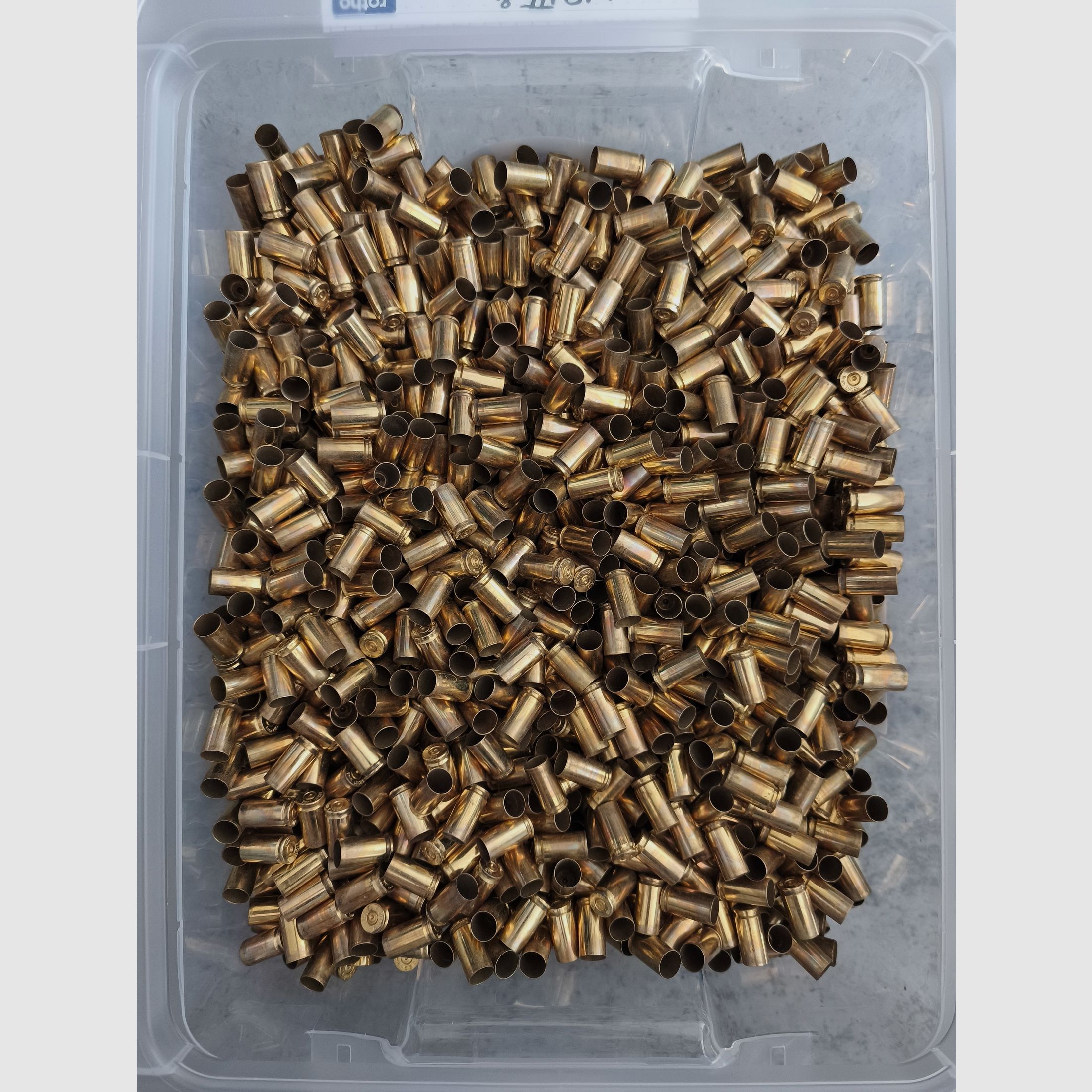 Patronenhülsen - Messing - 9mm Luger, .223 Rem - poliert, einmal verschossen