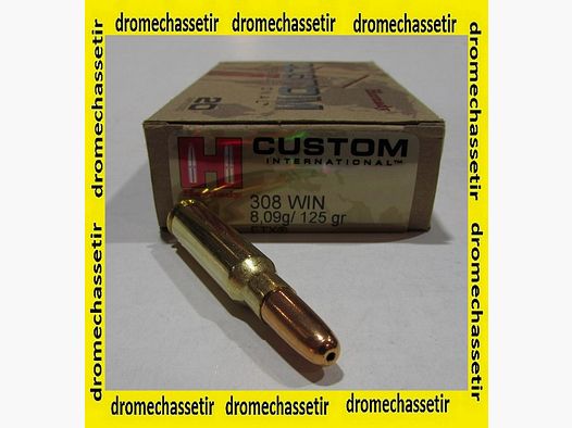 Box mit 20 Patronen Hornady Kal. 308 Winchester ETX 125 grains 80868
