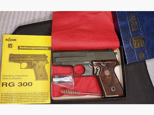 Röhm RG300 (RG 300) blank firing pistol cal. 6mm Flobert (PTB 327) original packaging