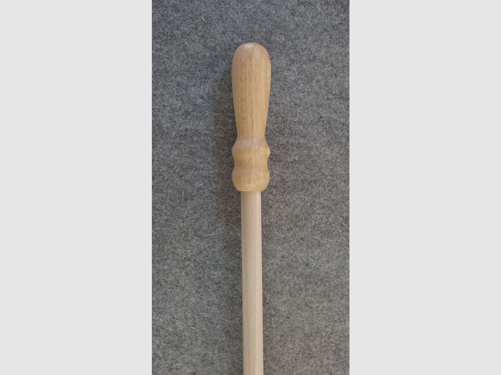 Flintenputzstok van hout - met handvat