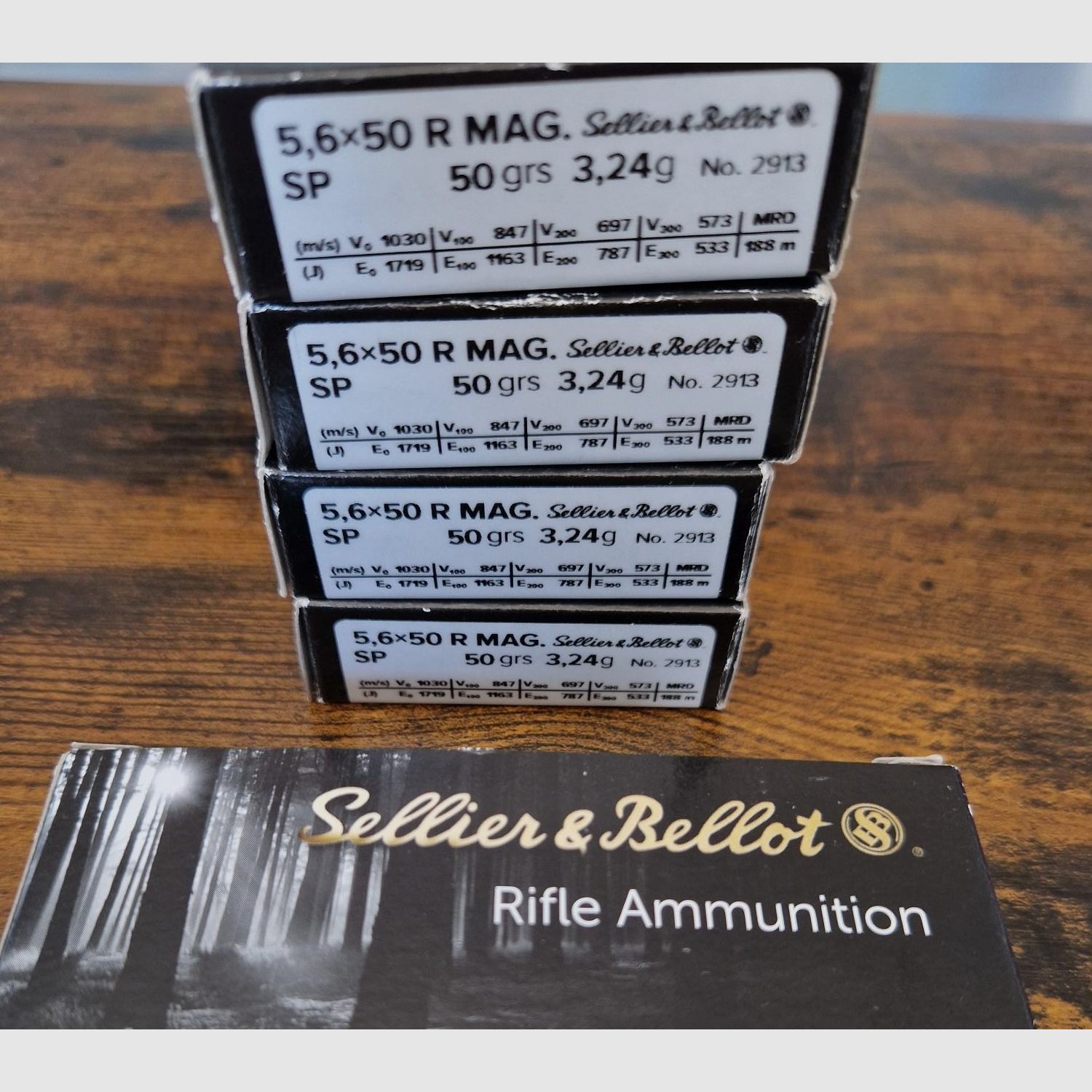 Munición S&B 5,6 x 50 R MAG