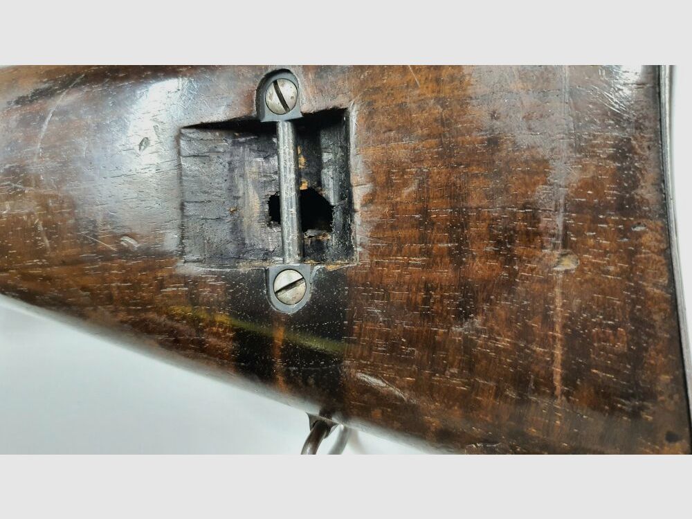 Waffen Fabrik Bern Schweizer Langgewehr G1911 Diopter und Korntun