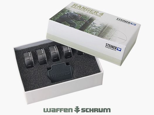 Steiner Ballistic Control Set für Ranger 4 Kappen + Schraubendreher Ranger 3-12x56 - 4-16x56