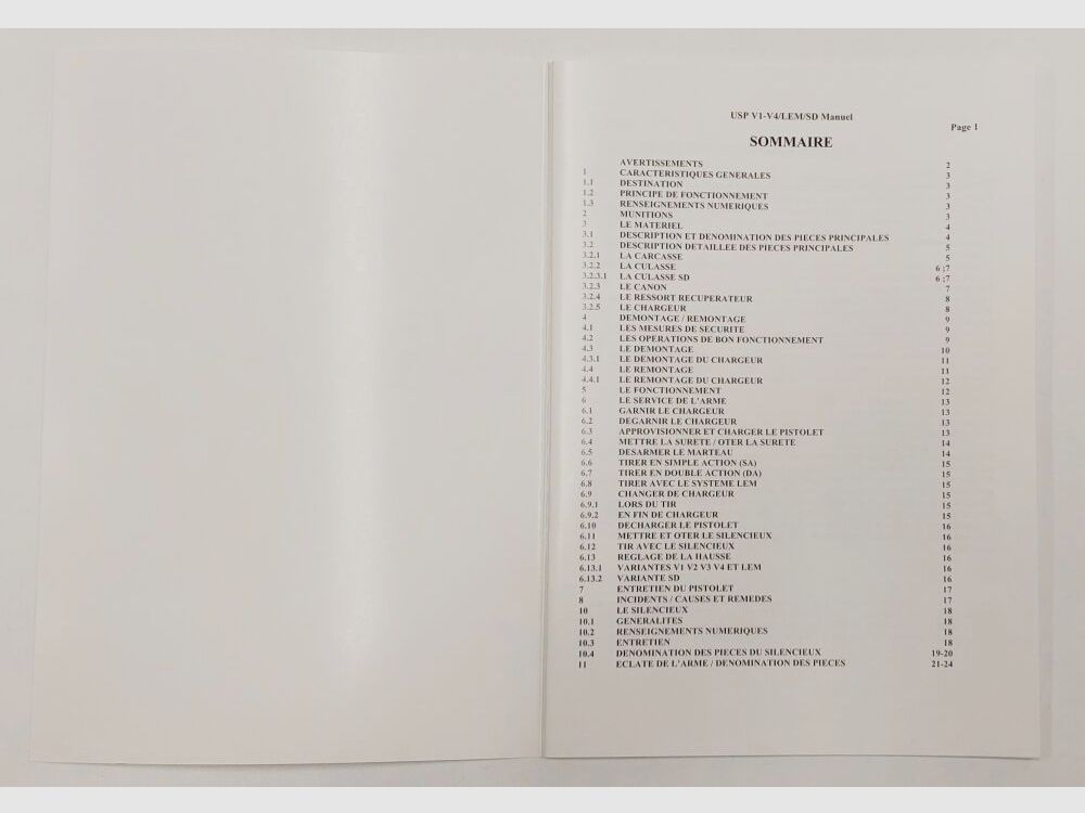 Heckler & Koch Anleitung für USP Standard, spanisch