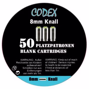 Platzpatronen Codex , 50Stk 8mm