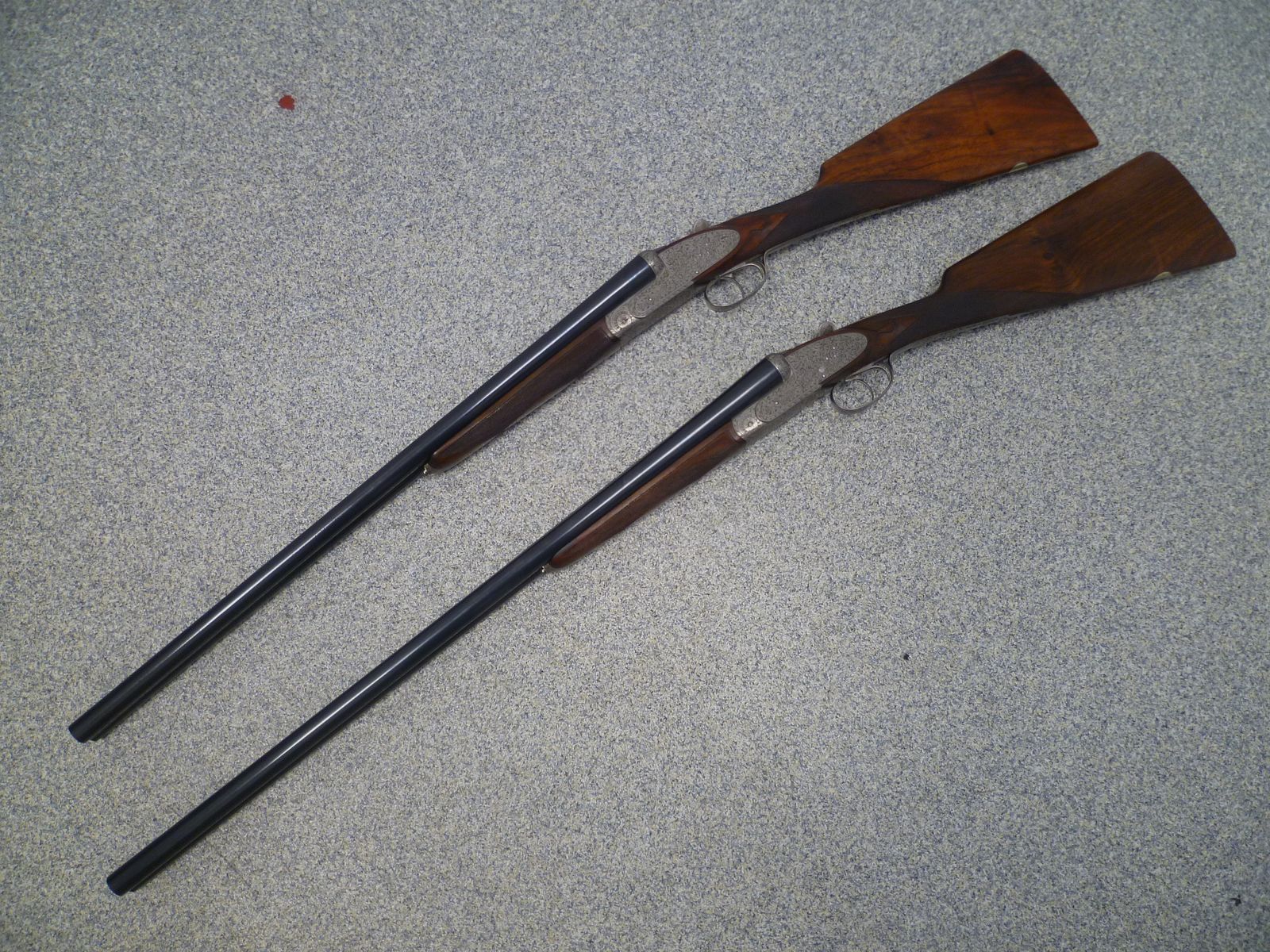Seitenschloss-Doppelflinten-Pärchen Mauser Bristol 12/70