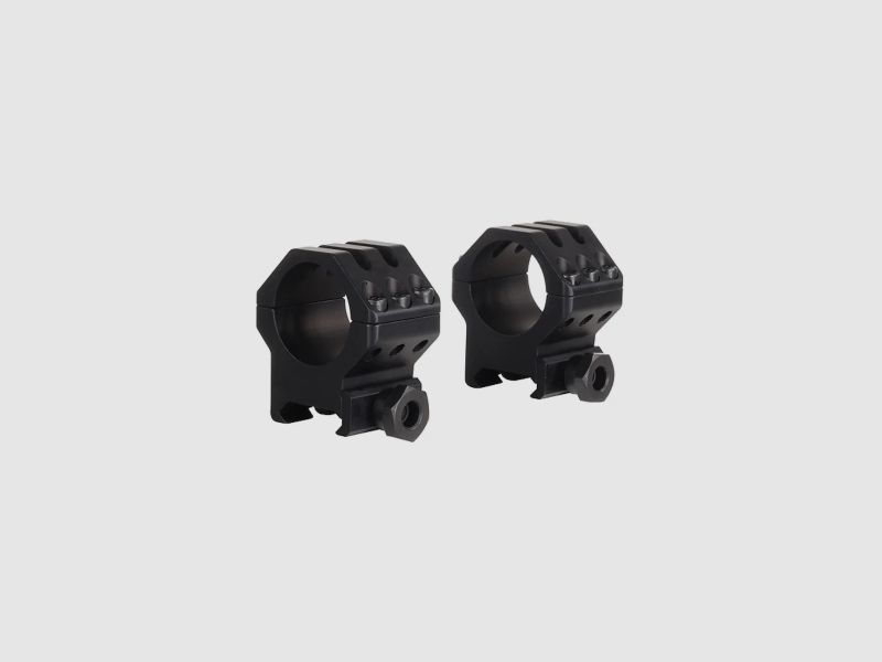 Weaver Tactical Picatinny-Style Ringe matt schwarz 25,4mm high, BH 10,16mm