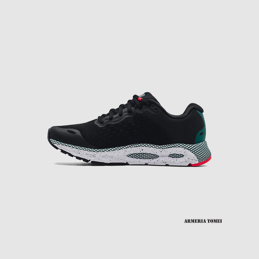 UNDER ARMOUR – UOMO – HOVR™ INFINITE 3 Black / Cerulean, immagine 2 di 5