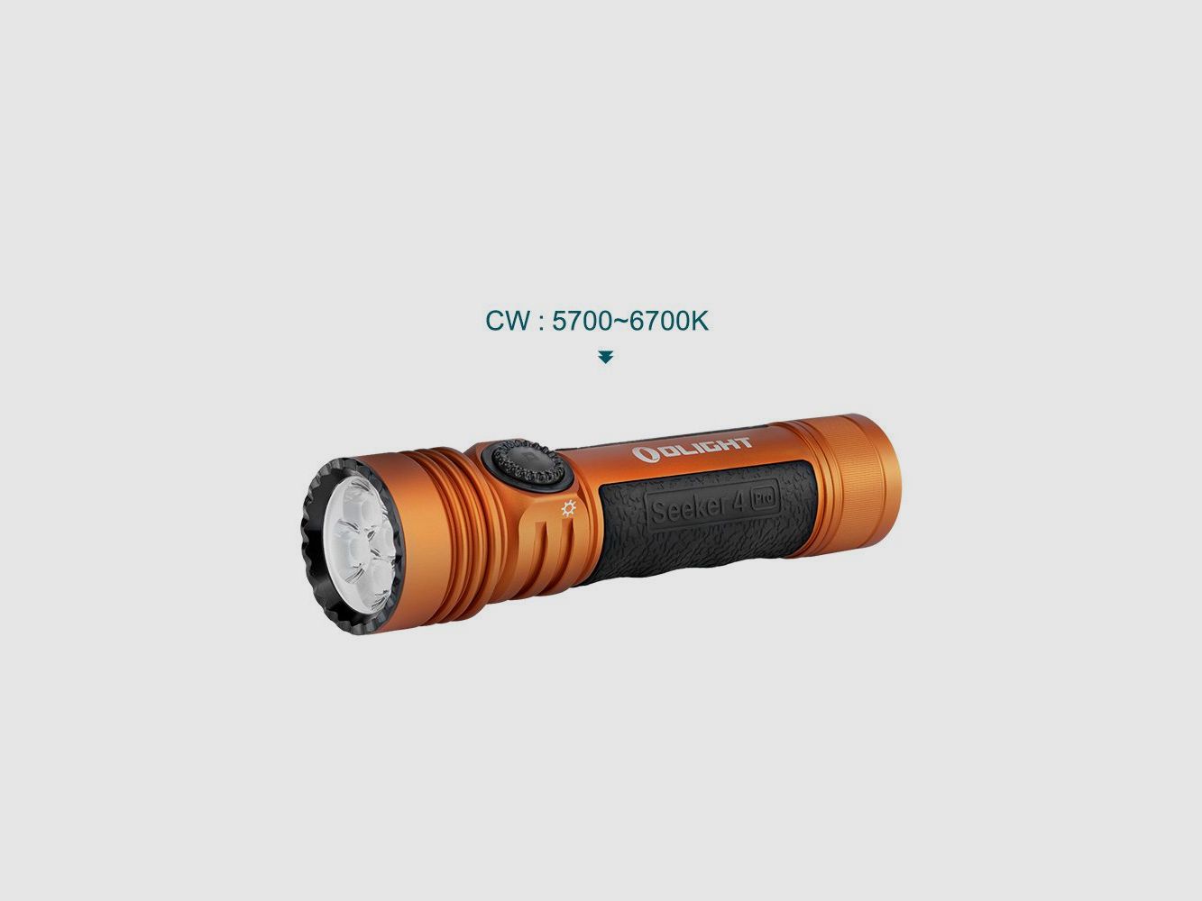 Olight Seeker 4 Pro | Ultra starke LED Taschenlampe 4600 Lumen, Bild 7 von 7