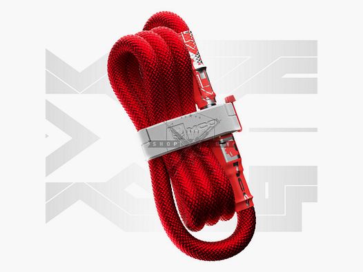 HPA Line XF V2, Überlänge, ultra-fexible, Foster-Fittings (Maraudr.co) (Red)