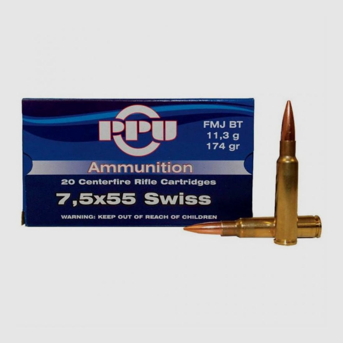 7.5x55 Partizan 174gr VM VE20