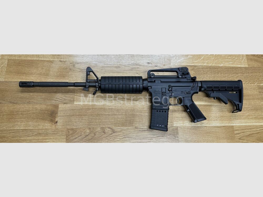 Windham Weaponry - carabine semi-automatique .223Rem R16M4A4T-GER - M4 MPC - canon de 16,75" - vise avant A2 - poignée de transport A4 - frein de bouche A2 - système AR15 AR-15
