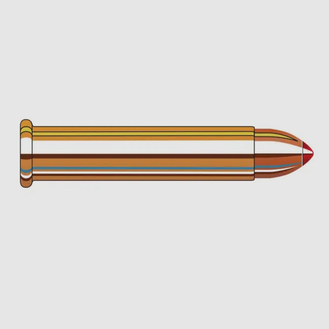 Hornady 167149 .22 WMR V-Max 1,9g 30grs. bleifrei Büchsenmunition