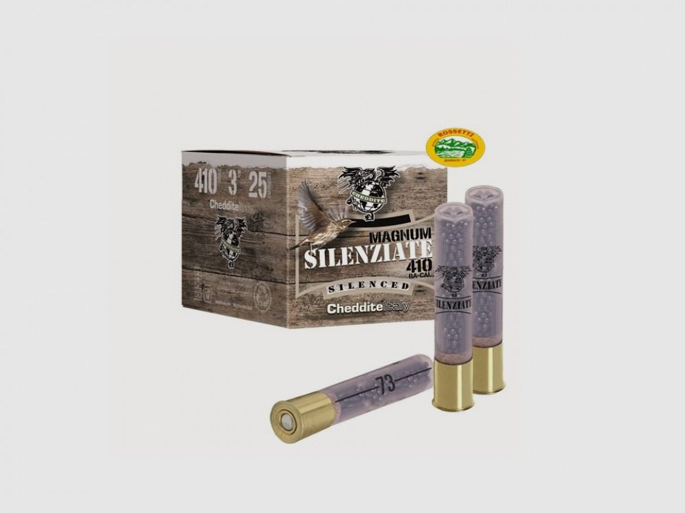 CHEDDITE Schalldämpferpatronen Kal.410 gr.24 pb.10