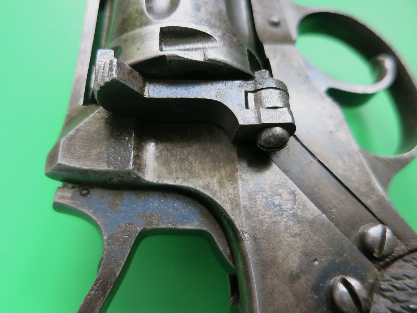IMPERIAL RUSSIAN NAGANT REVOLVER WW2, 1922, DOUBLE-ACTION OFFICER MODEL, РСФС.Р.    #62