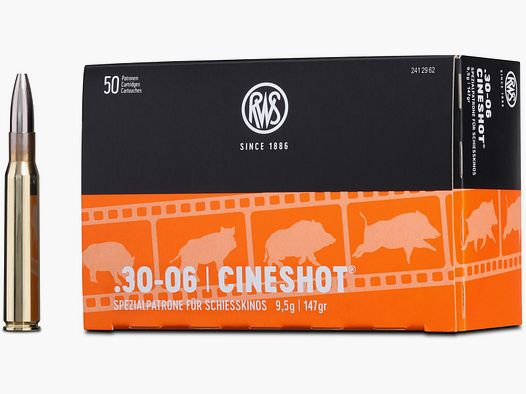 RWS .30-06Spring Cineshot 9,5g - 147gr 30er Pck.