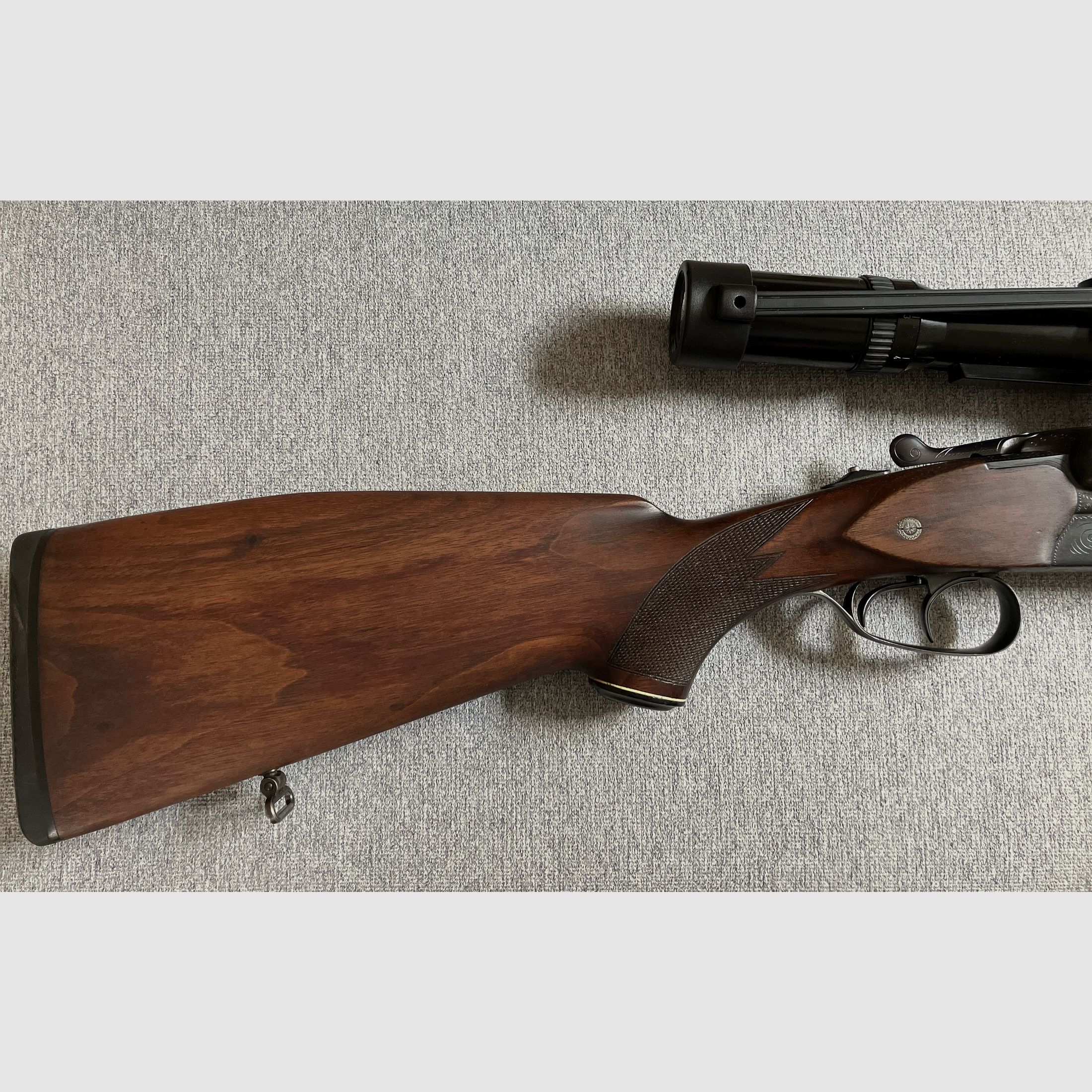 Drilling Merkel Suhl 7x65R / 12/70 Biber Schaft  Top!