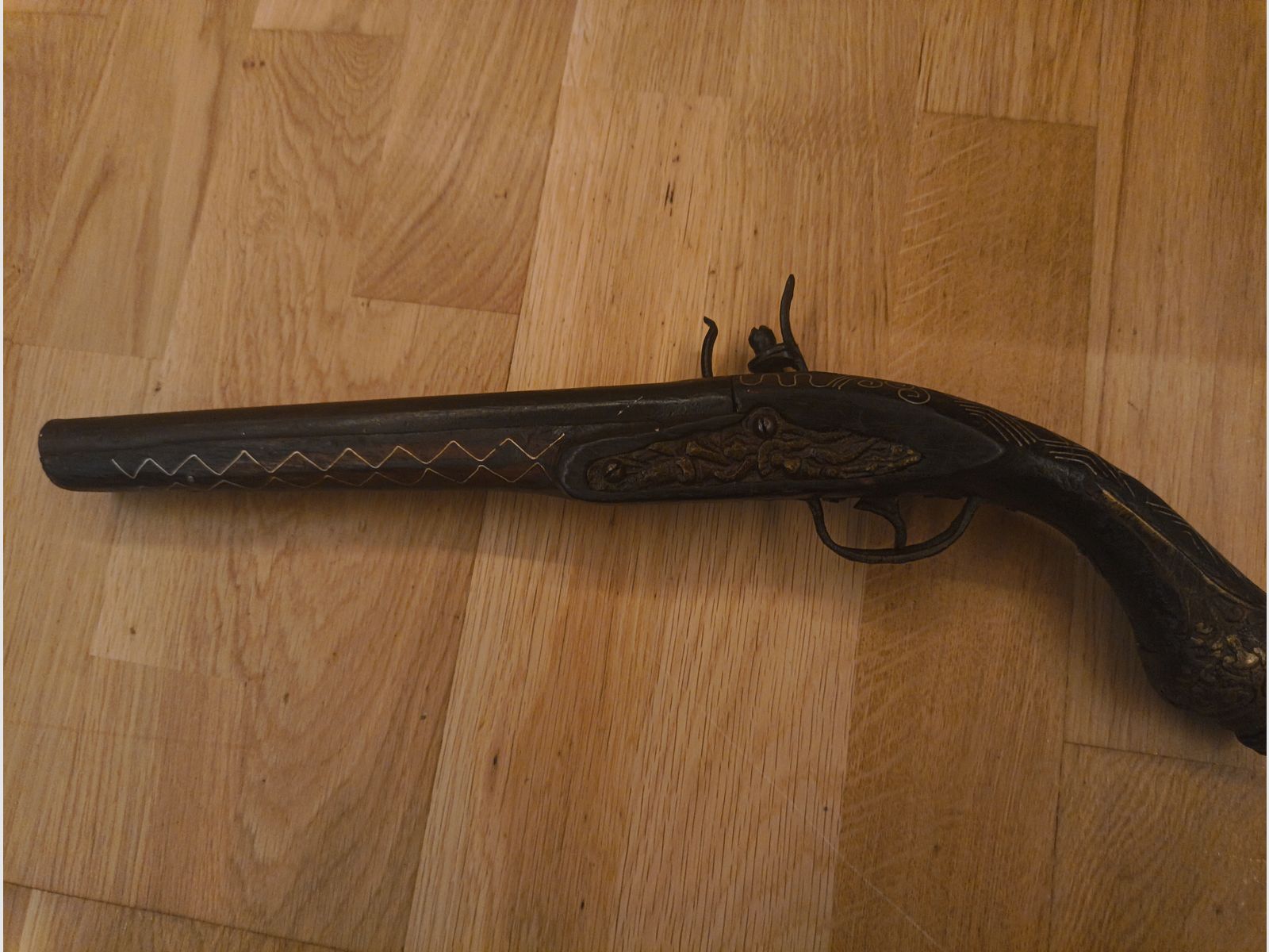 Steinschloss-Vorderlader-Pistole (Flintlock Pistol)